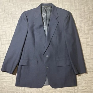 Giacca tuta uomo blu navy blazer Christian Dior vintage cappotto sportivo Monsieur 42R - Foto 1 di 16