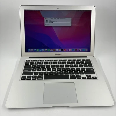 Apple MacBook Air 13" A1466 2017 i5 5ta generación 8 GB RAM 128 GB almacenamiento plateado - usado Foto 1 de 4