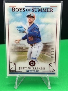 Jett Williams 2024 Panini Boys Of Summer #40 MINT 98/149 🔥⚾️🔥 Mets - Picture 1 of 8