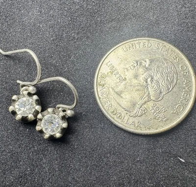 Ava Cupchain Stella & Dot耳环纯银复古灵感玻璃石 — 第 1/4 张图片