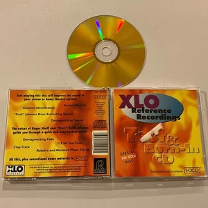 XLO Reference Recordings Test & Burn-In CD 1995 24K Gold HDCD Jazz Near Mint - Imagen 1 de 4