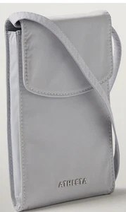 Borsa Athleta All About Phone tracolla regolabile blu chiaro viaggio zip tasca - Foto 1 di 8