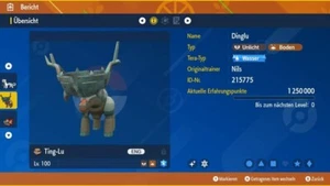 Shiny Dinglu 6IV | LVL 100 | Nat Dex | Pokemon Karmesin / Purpur [Eng] - Bild 1 von 4
