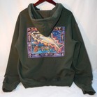 2018 SALMONFEST HOODIE WITH ARTWORK BY RAY TROLL-SIZE MEDIUM