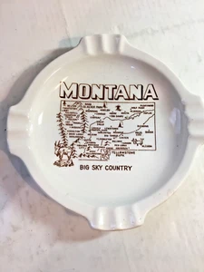 Montana Ashtray, Big Sky Country, Vintage Made in Japan - Picture 1 of 4