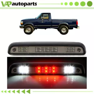 For Ford F-150 F-250 F-350 Bronco 1994 1995 1996 Gray Chrome 3rd Brake Light - Picture 1 of 10