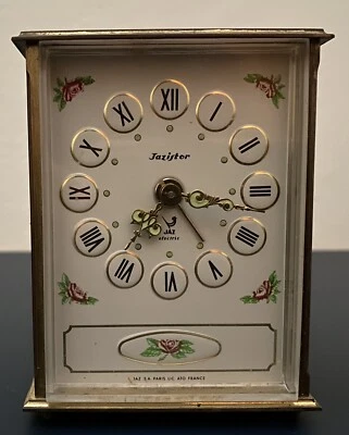 Pendule Horloge Jazistor Jaz electric Paris ancienne Vintage - Photo 1/2