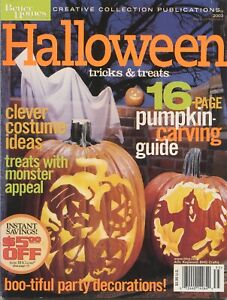 Better Homes and Gardens Halloween Tricks & Treats Crafts Magazine 2003