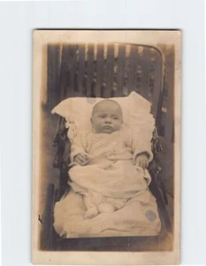 Foto postal bebé vintage - Imagen 1 de 2