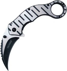 Tac Force Frame A/O SW Folding Knife 2.5" Steel Karambit Blade Stainless Handle - Picture 1 of 1