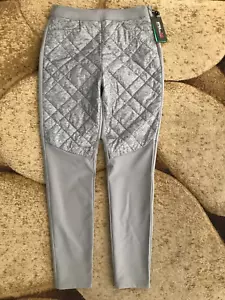 Ralph Lauren Diamond Quilted Panel Golf Pants Womens Size Small Gray $288.00 - Picture 1 of 8