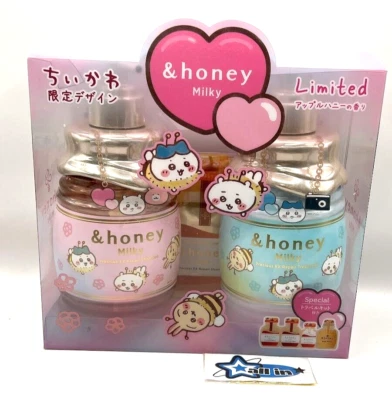 &honey Melty Chiikawa Limited Pair Set Shampoo Treatment 2025 Travel kit New - Image 1 of 4
