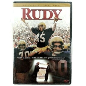Rudy (DVD, 2000, Special Edition) Sean Astin Football Drama Movie NEW Sealed - Foto 1 di 3