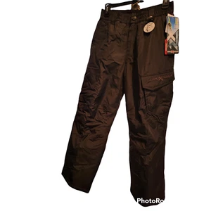 ZeroXposur Black Snow Pants Wear Youth L 14/16 Water Wind Resistant Warmth NWT - Picture 1 of 3