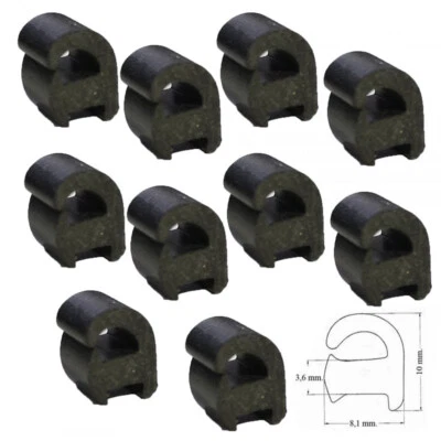 10PZ GOMMINI ANTIGRAFFIO GRIGLIA CUCINA PIANO COTTURA SMEG HOTPOINT ARISTON GP01