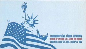 #1320 First Day Ceremony Program 5c U. S. Savings Bonds Stamp - Picture 1 of 1