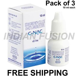 Paquet De 3 - C-Nac Eye Goutte (N-Acetylcarnosine) 10 ML Chaque