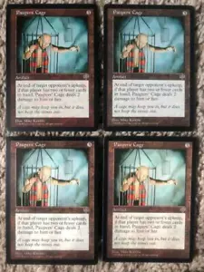 MTG- Pauper's Cage x4 - Mirage - Reserved List - Foto 1 di 1