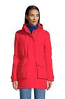 Lands' End S(6-8) Tall Red Squall Waterproof Insulated Parka Nwt $200