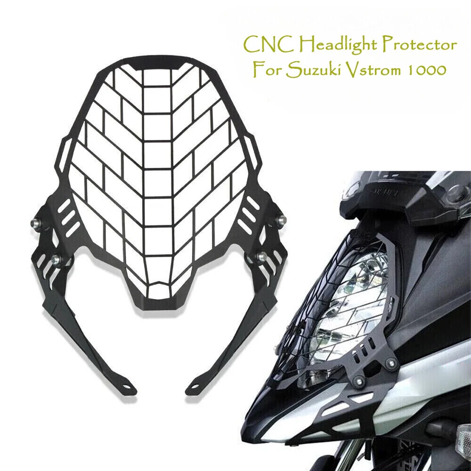 Cubierta protectora de faros CNC para Suzuki Vstrom 1000 DL1000 2017-2021 Foto 1 de 4