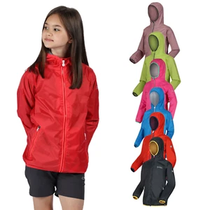 Regatta Kids Boys Girls Lever II Waterproof Pack away Jacket Rain Coat RRP £50 - Picture 1 of 44