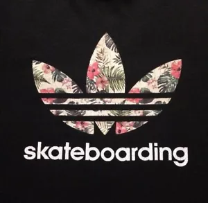 Adidas Flower Logo Skateboarding T-Shirt skateboards Mark Gonzales RARE size L - Picture 1 of 8