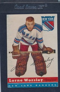 1954/55 Topps #010 Lorne Worsley Rangers EX 54THK10-111815-1