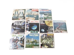 10 - View-Master Set Lot Space Moon Apollo Busch Gardens A233 B658 B663 New/Open - Picture 1 of 3