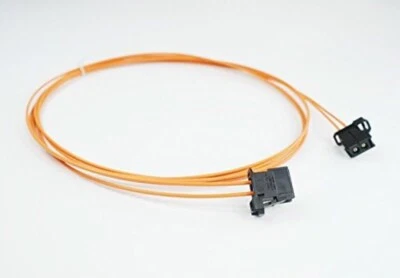 CROTRIM MOST Fiber Optic Cable Connectors Male To Male For Audi BMW Benz 100CM - Image 1 of 4