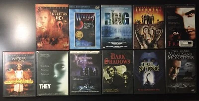 11 DVD Thriller Horror Suspense Mystery Movie Lot - Image 1 of 4