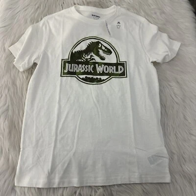 Camiseta Old Navy Niños Jurassic World Manga Corta Logo Central XL 14/16 NUEVA CON ETIQUETAS Foto 1 de 4