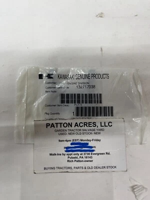 Placa para motores Kawasaki 132717038 serve - Imagem 1 de 3