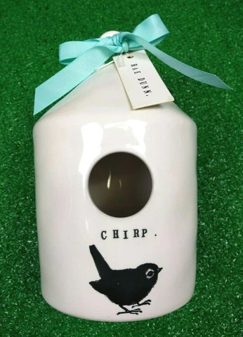 Rae Dunn ICON CHIRP Double Sided Birdhouse Artisan Collection Cover