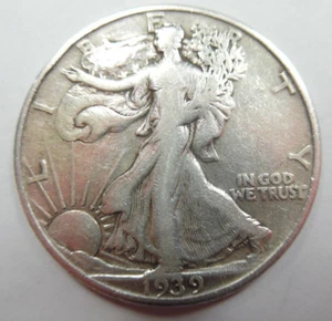 Medio dólar Walking Liberty 300C4 1939-S - Imagen 1 de 2