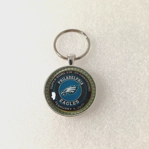 NFC Super Bowl LIX Champions Philadelphia Eagles Premium Acrylic Key Ring - Picture 1 of 3