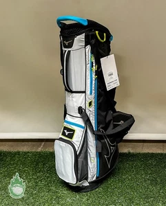 New With Tags Mizuno K1-LO 5-Way Stand Golf Bag Black/White/Blue/Green - Picture 1 of 10