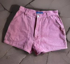 Vintage 1980’s Patagonia 100% Cotton Stand Up Shorts, Burgundy, 10 - Picture 1 of 10
