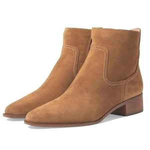 Cole Haan Größe 10 Wildleder Stiefeletten Kastanienbraun Leder Blockabsatz Naia - Bild 1 von 15