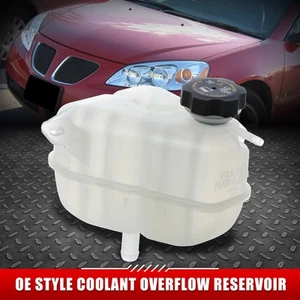 FOR 07-12 PONTIAC G6 MALIBU AURA RADIATOR COOLANT OVERFLOW RESERVOIR TANK+CAP - Picture 1 of 5