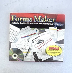 Forms Maker & Filler PC Computer for W98, ME, W2000 & Windows XP CD - Picture 1 of 6