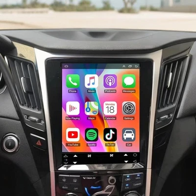 CARPLAY CAR STEREO RADIO FOR HYUNDAI SONATA 2011-2015 ANDROID 13 WIFI GPS NAV Foto 1 de 4