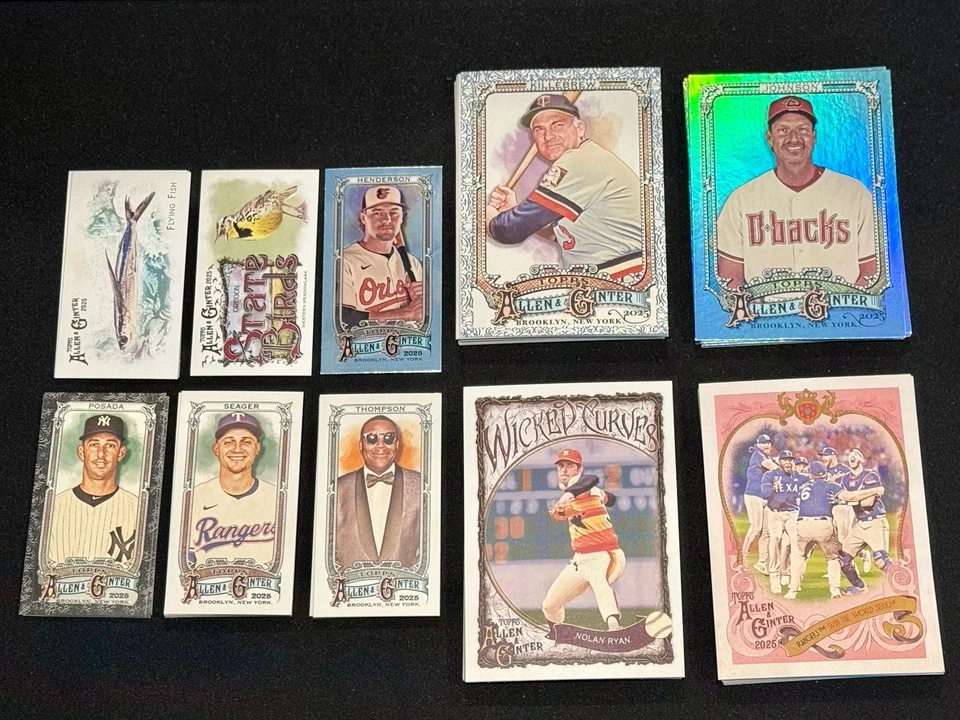 Allen & Ginter 2025 *¡Tú eliges!* Minis, impresiones cortas, insertos, retratos plateados Foto 1 de 1