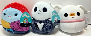 Nightmare Before Christmas Squishmallows 6 inch Sally Zero Jack Lot of 3 2023 - Picture 1 of 8