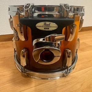 Pearl Vision 8in Tom Drum Orange Burst SST Birch Shell VHTF from Japan Buy it no - Picture 1 of 12