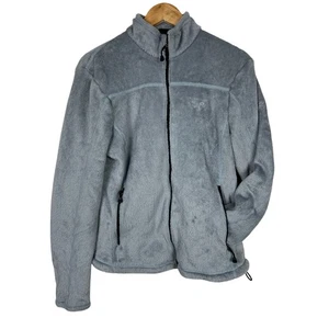 Mountain Hardwear Zip Gray Fleece Adjustable Hem Jacket | Womens Large - Picture 1 of 13