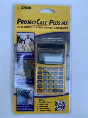 Calculated Industries 8528 ProjectCalc Plus MX Metric Project Calculator - New - Image 1 of 2