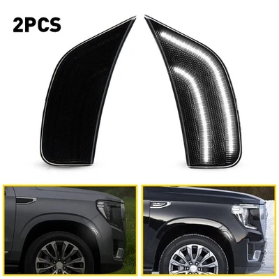 LED Side Marker Light For Cadillac Escalade GMC Yukon Chevy Tahoe Suburban 21-23 — 第 1/4 张图片