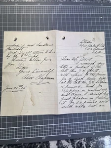 HEIDELBERG SCHOOL ARTIST SIGNED HANDWRITTEN LETTER ALICE CHAPMAN 1905 MELBOURNE - Picture 1 of 6
