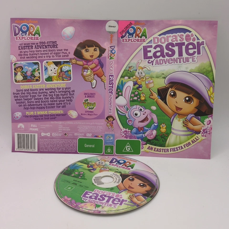 Dora the Explorer - Dora's Easter Adventure DVD R4 DISC & ART ONLY D69 - image 1 of 1