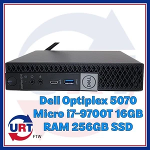 Dell Optiplex 5070 Micro i7-9700T 16GB RAM 256GB SSD WiFi/BT *NO OS* #134471# - Bild 1 von 4